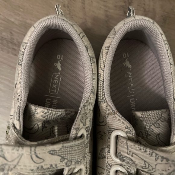 NEXT Kids Dinosaur Print Velcro Sneakers - Picture 10 of 13